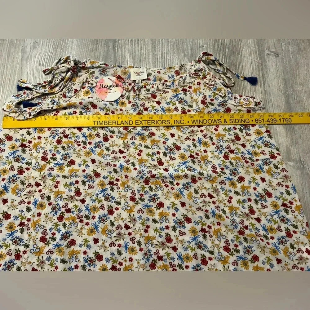 Hayden Los Angeles Women's Floral Print Sleeveless Top Multicolor Size 2XL NWT - Picture 9 of 9